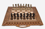 Master-Carved Ornate chess and backgammon set - view 5