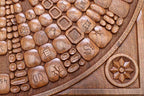 Detail of a corner rosette