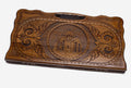 Armenian Backgammon Set - St. Hripsime Church II - handmade wooden backgammon board