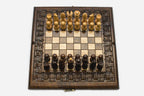 Compact Lattice Beech Chess Set II