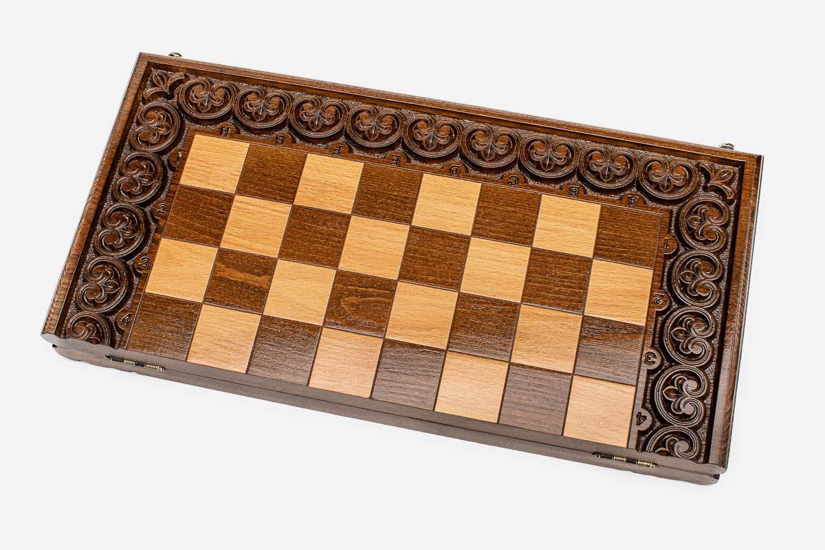 Carved chess set - view 5