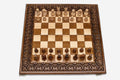 Carved Beech Chess Set