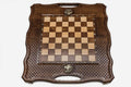 Lion Beech Chess and Backgammon Set