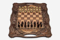 Mount Ararat, Pomegranate and Grapevine Beech Chess and Backgammon Set