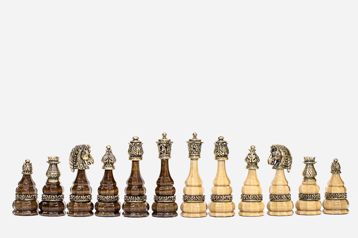 Ornamental Rosette chess and backgammon set - view 5