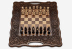 Pomegranate and Grapevine chess and backgammon set - view 5