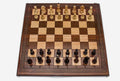 Classic Beech Chess Set with Bronze Pieces