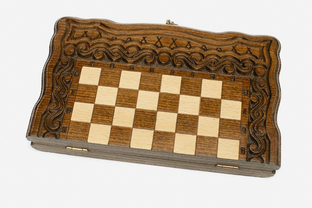 Ornamental Rosette chess set - view 4