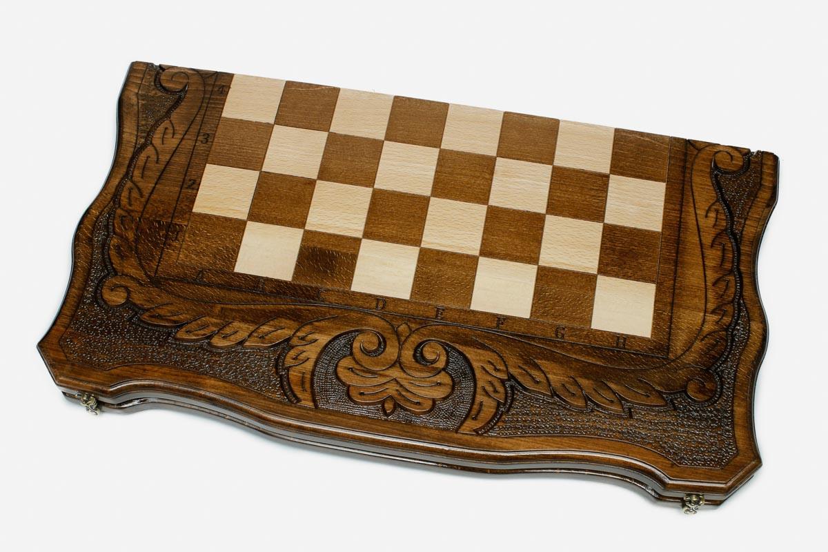 Ornamental Rosette chess set - view 4
