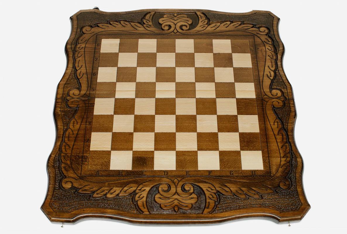 Ornamental Rosette chess set - view 3