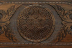 Armenian Backgammon Set - Ornaments XX - handmade wooden backgammon board