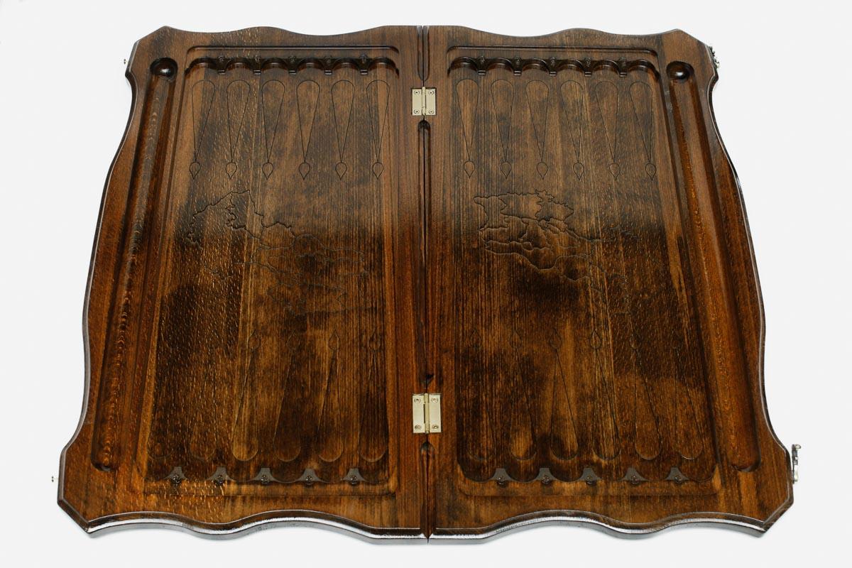 Armenian Backgammon Set - Noravank Monastery - handmade wooden backgammon board