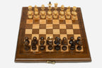 Compact Classic Beech Chess Set