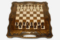 Grand Mount Ararat Beech Chess and Backgammon Set II
