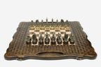 Lattice chess and backgammon set - view 5