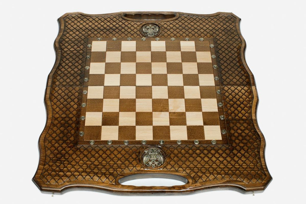 Russian Coat of Arms chess and backgammon set - view 3
