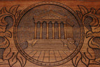 Armenian Backgammon Set - Garni - handmade wooden backgammon board