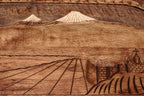 Armenian Backgammon Set - Ararat III - handmade wooden backgammon board