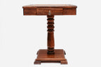 Carved chess table - view 3