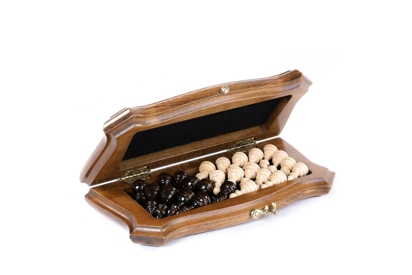 Premium artisan chess set classic wooden craftsmanship finish
