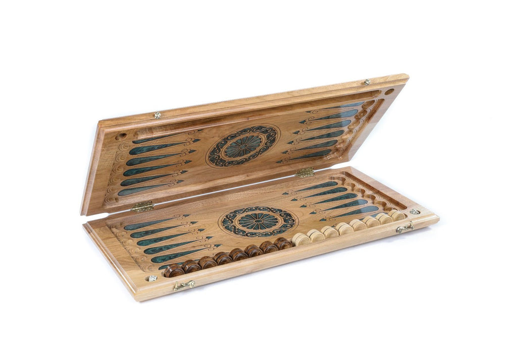 Epoxy Backgammon Set - Tree - Unumperfectus