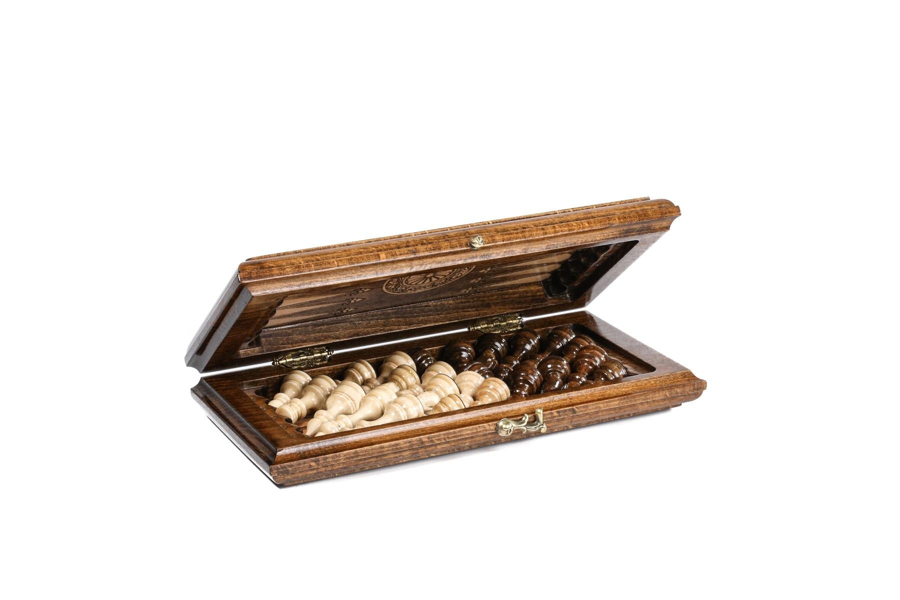 Classic Wooden Chess & Backgammon Board - Unumperfectus