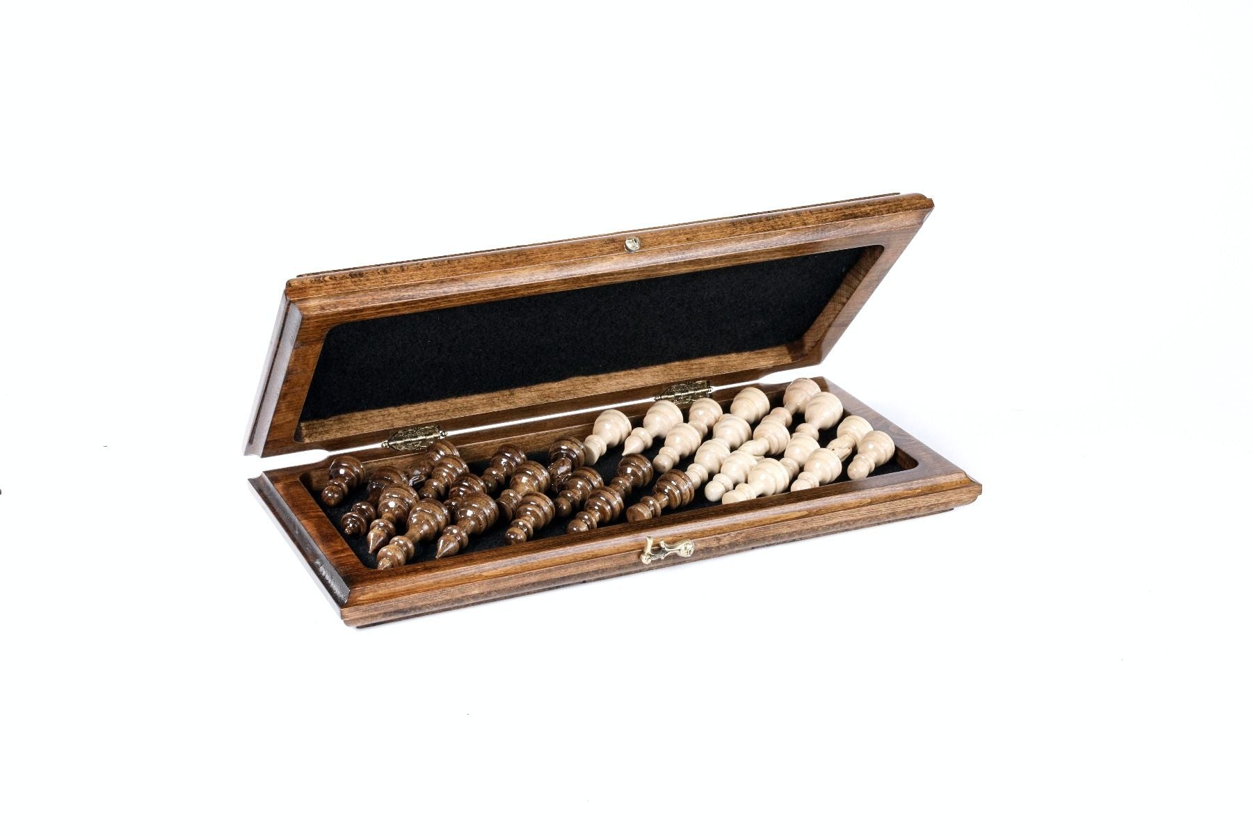 Wooden Carved Chess Set With Mount Ararat 40 cm / 15.6" - Unumperfectus