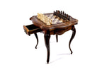 Top-down view of the contour-outline chessboard, 60 cm