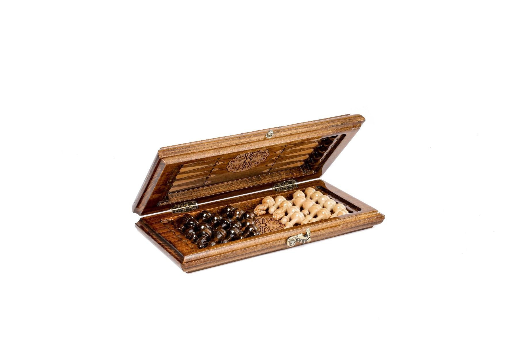 Armenian Chess & Backgammon Set with Mount Ararat 15.7" | 40 cm