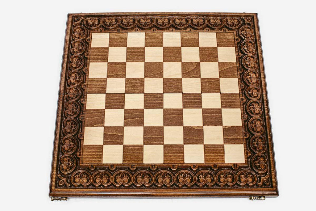 Ornamental Rosette chess set - view 3