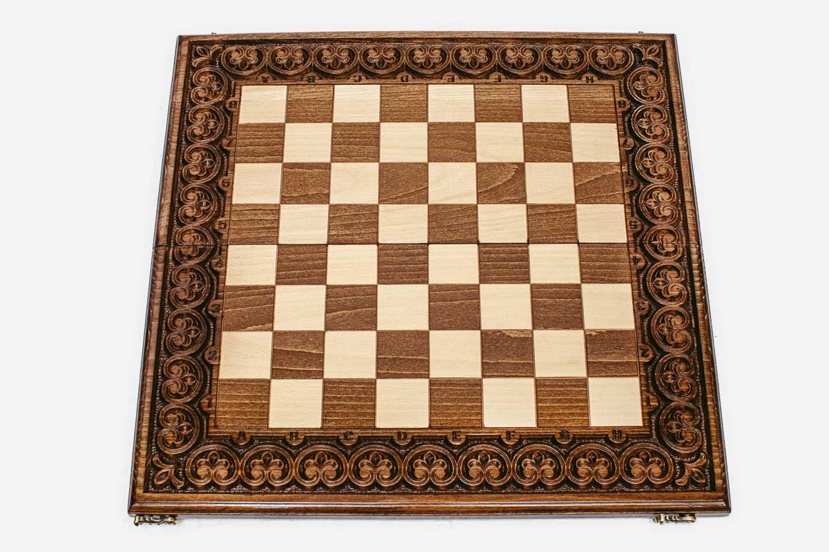 Ornamental Rosette chess set - view 3
