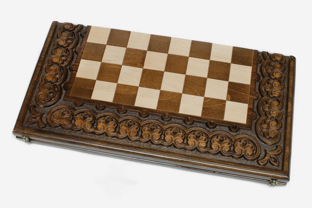 Ornamental Rosette chess set - view 4