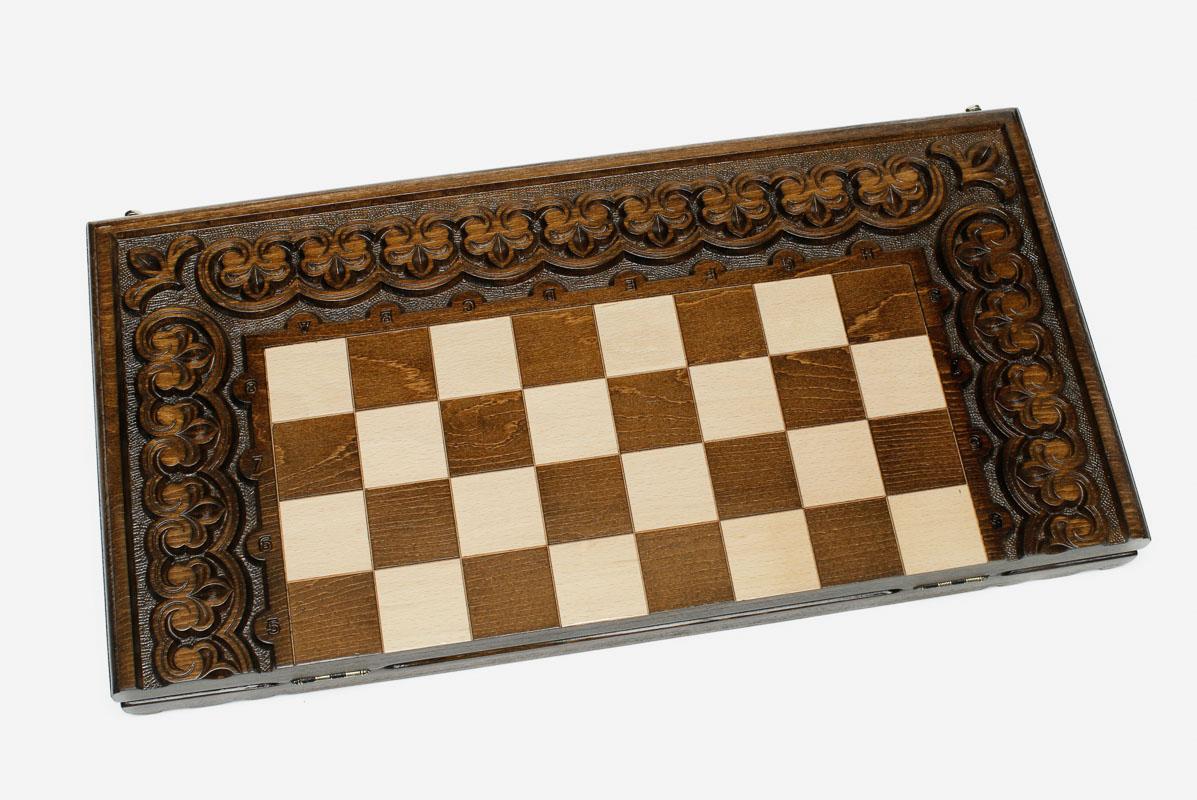 Ornamental Rosette chess set - view 3