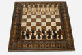 Grand Ornamental Rosette Beech Chess Set II