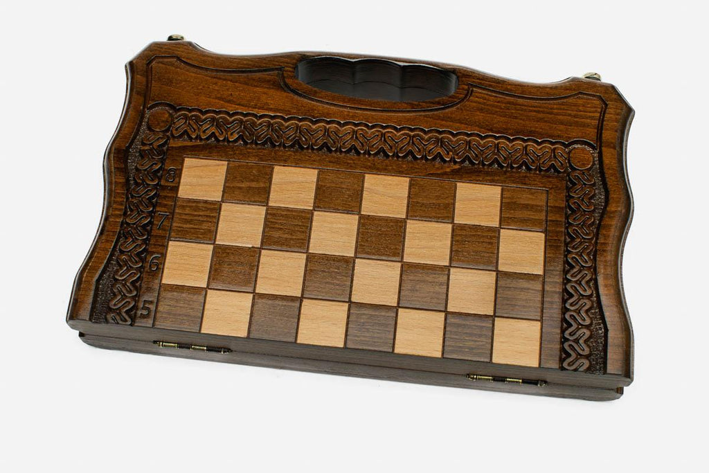 Lattice chess and backgammon set - view 4