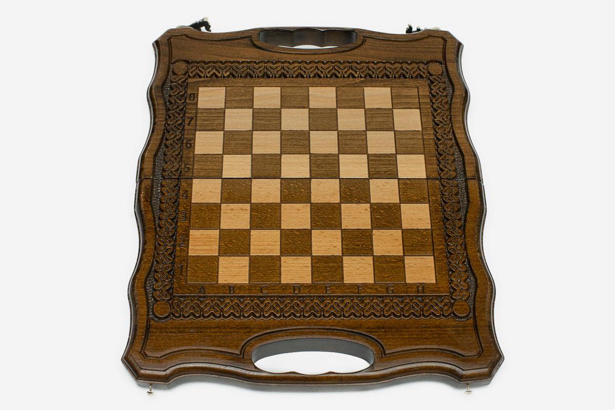 Lattice chess and backgammon set - view 3