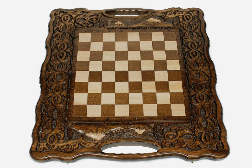 Mount Ararat chess and backgammon set - view 3