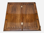 Armenian Backgammon Set - Vahanavank Monastery - handmade wooden backgammon board