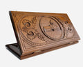 Armenian Backgammon Set - Vahanavank Monastery - handmade wooden backgammon board