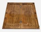 Backgammon Set Octagons - handmade wooden backgammon board