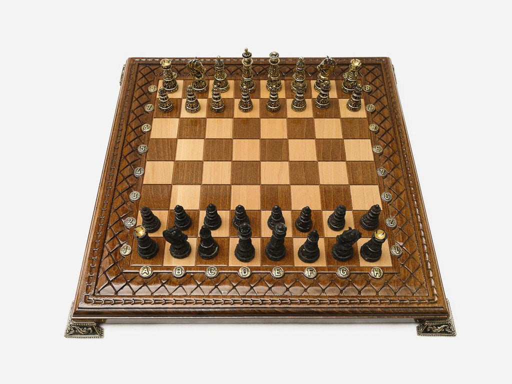 Carved chess set - view 3