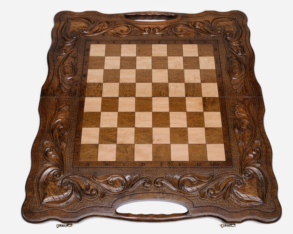 Heart Motif chess and backgammon set - view 3