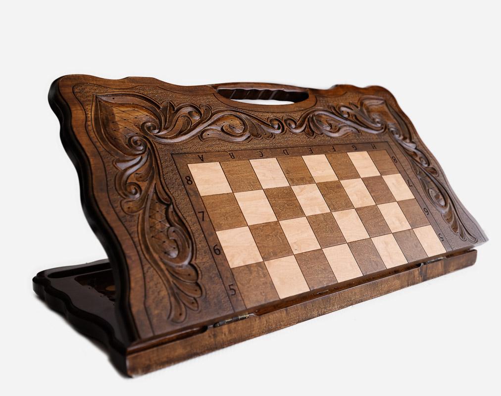 Heart Motif chess and backgammon set - view 5