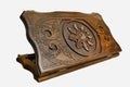 Backgammon Set Snowflake II - handmade wooden backgammon board
