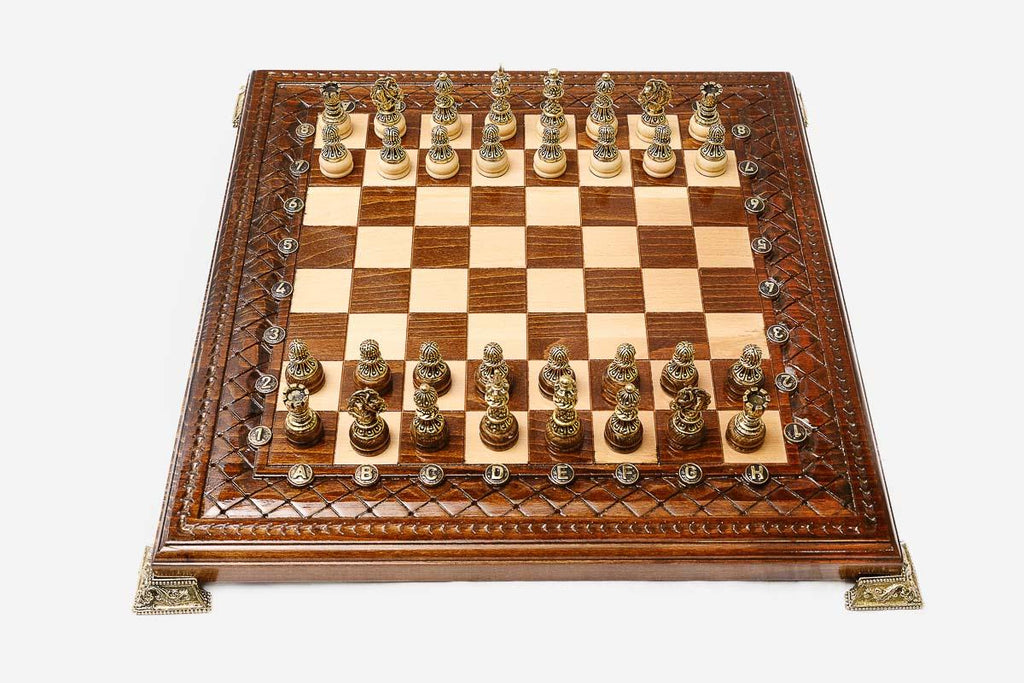 Carved chess set - view 3