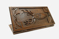 Backgammon Set Deer III - handmade wooden backgammon board