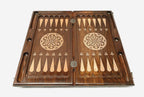 Backgammon Set Bear III - handmade wooden backgammon board