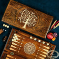 Armenian Backgammon Set - Pomegranate Tree of Life by Hrachya Ohanyan