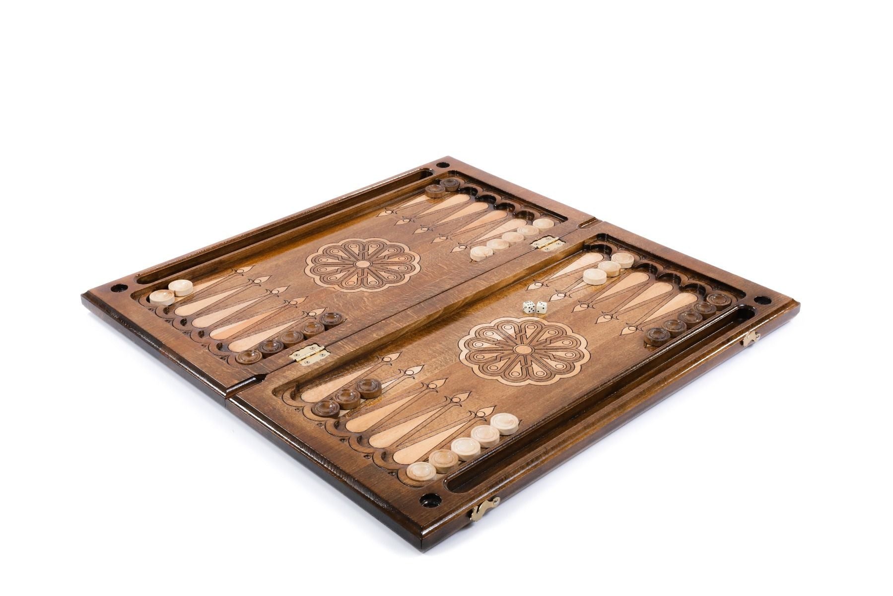 Armenian Wooden Backgammon Board Ararat Classic 23.6" | 60 cm
