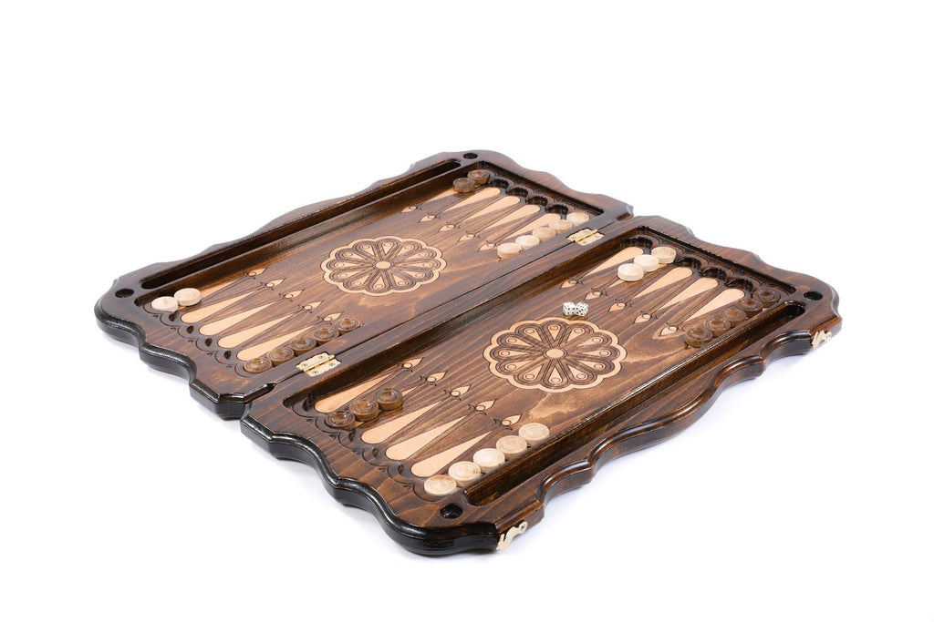 Armenian Classic Wooden Backgammon Board Ararat 23.6" | 60 cm - Unumperfectus